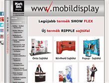Tablet Screenshot of mobildisplay.hu
